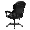 thumbnail image 6 of Pemberly Row High Back Office Chair with Leather Padded Loop Arms, 6 of 9