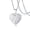 PN-1189S, variant on Delicate Floral Oval Heart Locket Pendant Necklaces for Women,Stainless Steel Photo Frame Promise Love Keepsake Gift