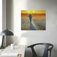 thumbnail image 3 of GOSMITH Wheat Field with Cypresses Canvas Wall Art, The Starry Night Van Gogh Posters Self Portrait, Large Framed Wall Art Paintings for Wall Decorations for Bedroom The Sower Ready to Hang, 3 of 4