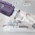 thumbnail image 2 of Handheld Vacuum Cordless, Powerful Suction Car Hand Held Vacuum Cleaner with Large-Capacity Battery, Hand Vacuum Cordless Rechargeable for Pet Hair Keyboard Dust Office and Home Cleaning, 2 of 5