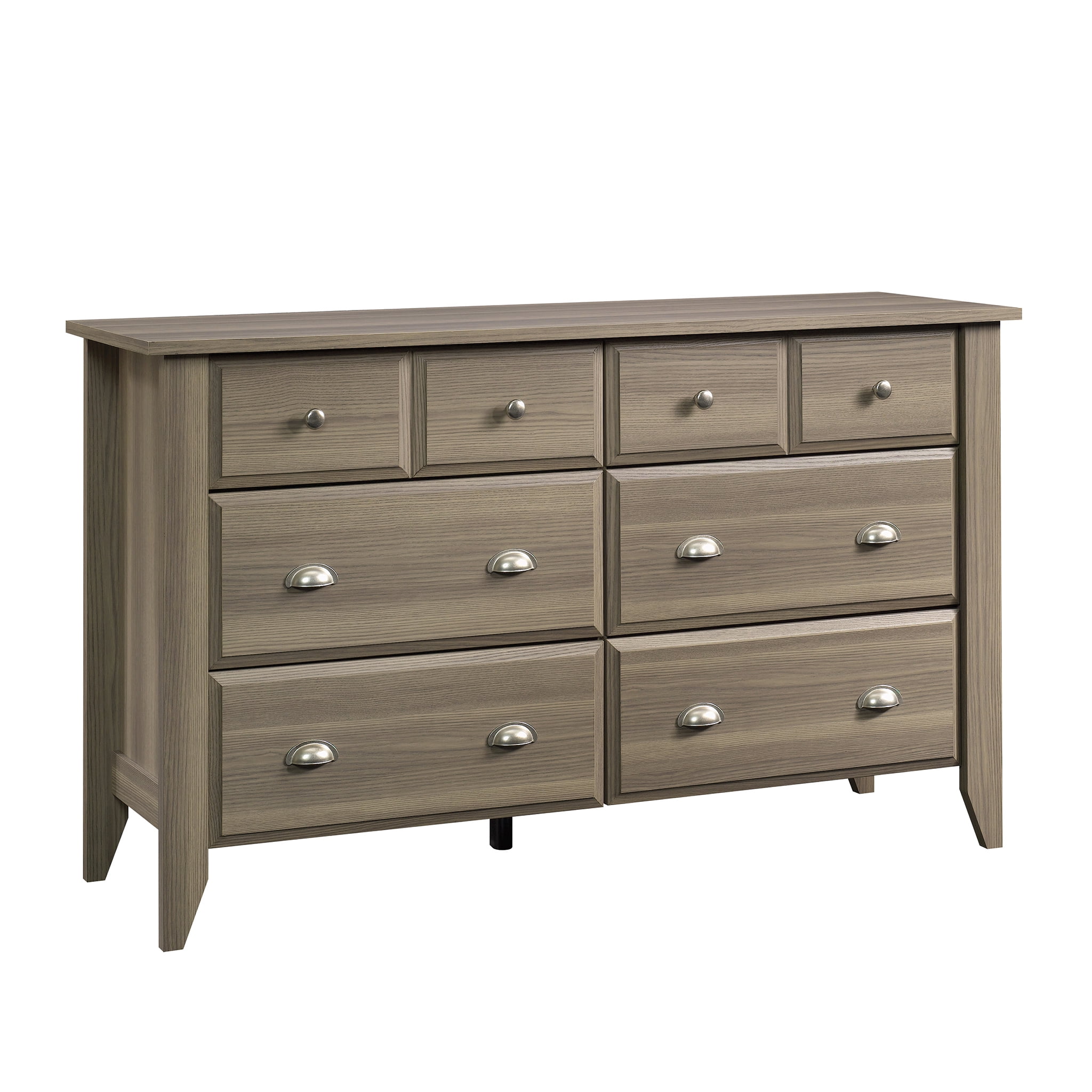 Sauder Shoal Creek 6 Drawer Dresser Jamocha Wood Finish Walmart Com