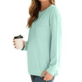 thumbnail image 6 of Fantaslook Crewneck Sweatshirts for Women Casual Long Sleeve Shirts Tunic Tops Pullover with Pocket, 6 of 9