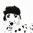 thumbnail image 3 of Peluca de perro TESSVEYA de pelo rizado negro para perros pequeños y grandes, 3 of 6