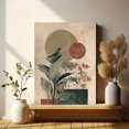 thumbnail image 6 of UXIEQU Botanical Bird Abstract Geometric Canvas Wall Art Print 15.75x11.81 Inches, 6 of 8