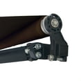 thumbnail image 4 of ALEKO 20' x 10' Retractable Motorized Black Frame Patio Awning, Brown Color, 4 of 6
