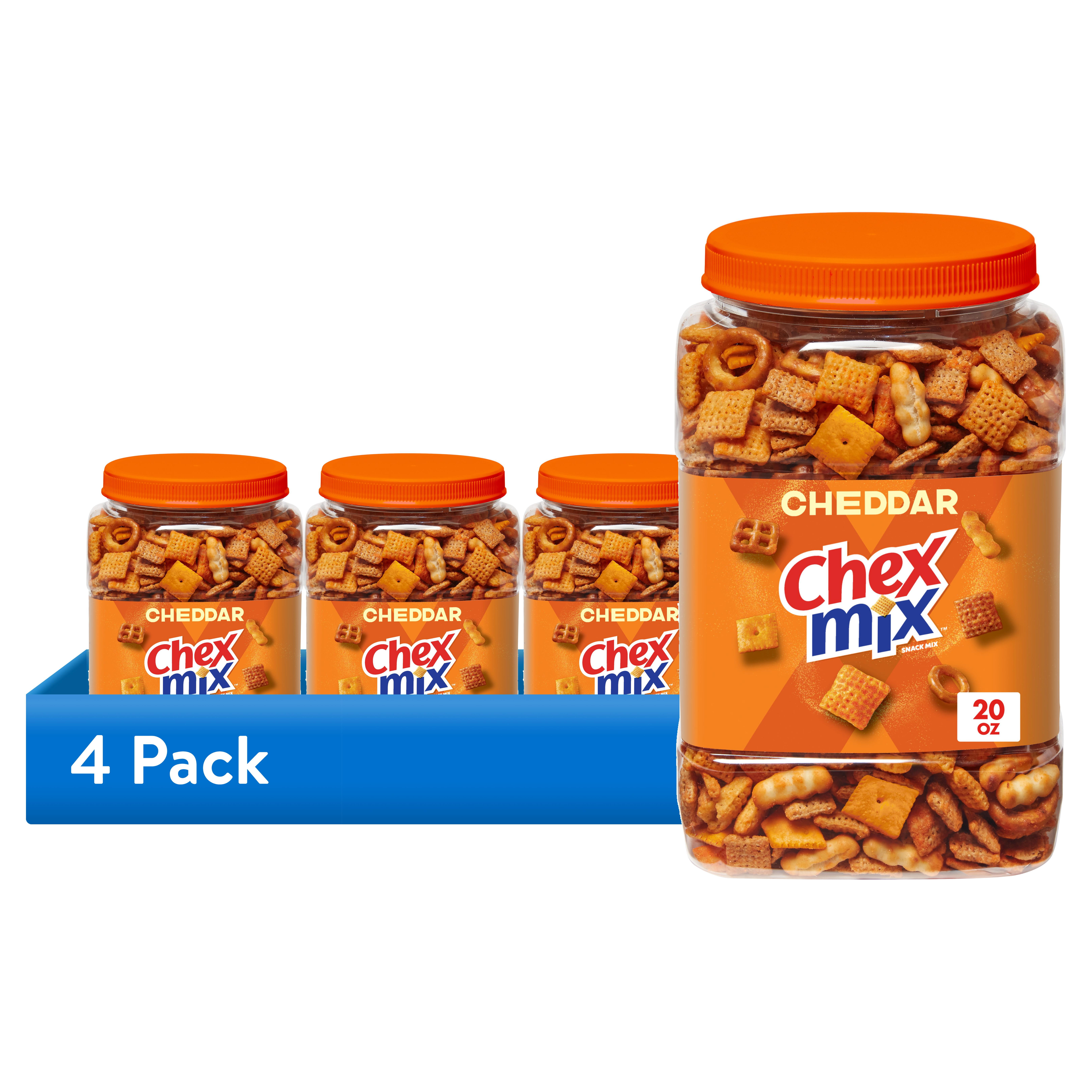Chex Mix Jalapeno Cheddar Snack, 3.75 oz, 8Ct per Case