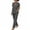 Gray, variant on 2 Piece Sets for Women Linen Cotton Matching Set V-Neck Short Sleeve Straight Leg Trouser Pants Summer Casual Dressy Outfit Light Blue L