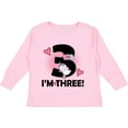 thumbnail image 3 of Inktastic 3rd Birthday 3 Year Old Girl Unicorn Girls Long Sleeve Toddler T-Shirt, 3 of 5