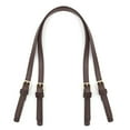 thumbnail image 1 of 2pcs Handbag PU Leather Flexible Ropes Messenger Bag Straps Crossbody Pack Wallet Decoration Replacing Parts DIY Accessory 71cm Light Coffee, 1 of 9
