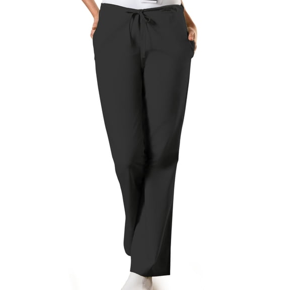 Cherokee Workwear Women's Scrubs Pant Natural Rise Flare Leg Drawstring 4101