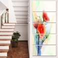 thumbnail image 1 of Red Poppy Flowers on Grunge Back - Floral Canvas Art Print, 1 of 3