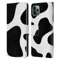 thumbnail image 1 of Head Case Designs Officially Licensed Grace Illustration Animal Prints Cow Leather Book Wallet Case Cover Compatible with Apple iPhone 11 Pro Max, 1 of 6