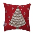 thumbnail image 2 of Pillow Perfect 624471 12 in. Pays Maison Arbre Jeter Oreiller - Rouge, 2 of 3