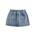 thumbnail image 3 of Derek Heart Girls Embroidered Denim Skirt, Sizes 5-16, 3 of 3