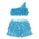 thumbnail image 5 of Conjunto de dos piezas de falda y top informal de verano para niña, de poliéster, con colores sólidos, 5 of 5