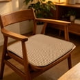 thumbnail image 4 of 16" Bamboo Seat Cushion, Cool & Breathable Summer Chair Pad with Non-Slip Backing, Cooling Bamboo Mat for Office Chair, Car Seat, Gaming Chair & Sofa, Natural Wood Style, 1PK, 4 of 7