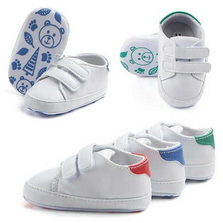 

Toddler Infant Baby Girl Boys Velcro Shoes PU Crib Shoes Size Newborn3-12 Months