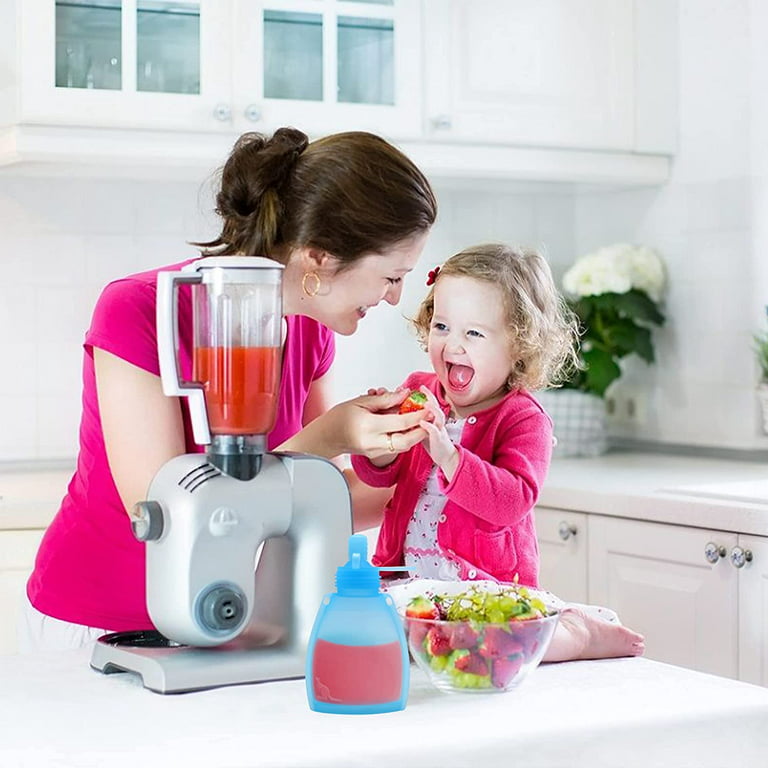 2023 new squeeze reusable silicone smoothie