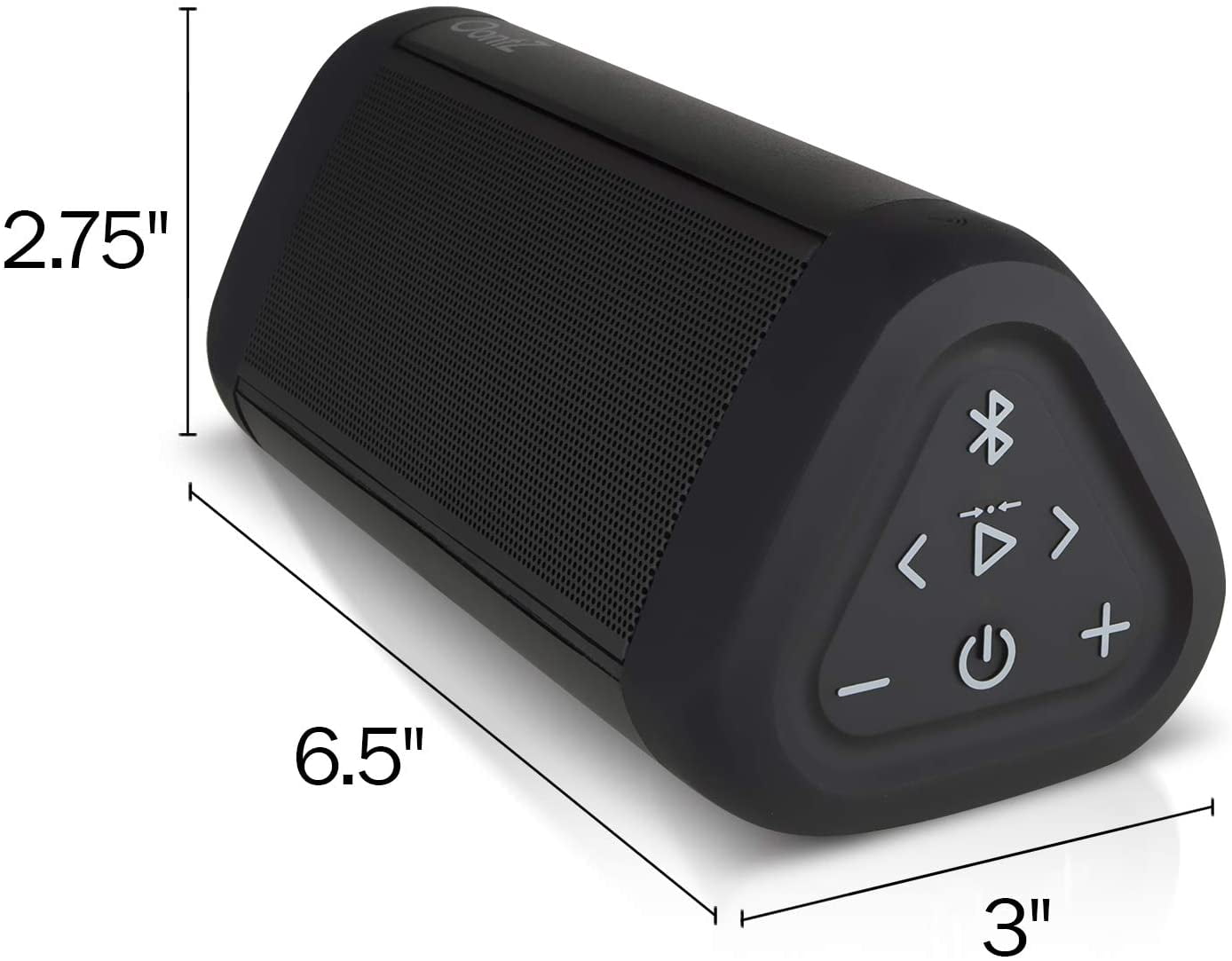 Oontz Angle 3 ULTRA Bluetooth Speaker - Waterproof Speaker, Black