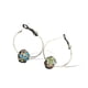 thumbnail image 1 of Qarigey 1 par de pendientes de aro con diamantes de imitación estéticos, regalo de joyería Ropa, zapatos y accesorios Miscelánea Abalorio de color plata Qarigey AP009769-03, 1 of 6