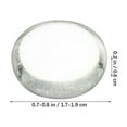 thumbnail image 2 of LOLIPPYY 500 Pcs Glass Rocks For Fire Pit Table Transparent Ordinary Glass Decorative Home Decor, 2 of 7