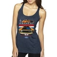 thumbnail image 1 of Wild Bobby Mustang Powered by Ford Performance Cars and Trucks Women Tri-Blend Racerback Tank Top, Vintage Navy, Medium, 1 of 6