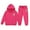 Hot Pink-B, variant on RTKFRFLM Girls Outfit 2 Piece Hoodie And Pants Set Kids Casual Outfit Letter Print Sweatshirt Outfit Joggers Comfy Toddler Winter Clothes Clothing Sets,Size 8-9 Years