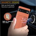 thumbnail image 4 of Case For FOXDOCK Google Pixel 6 Stand Function RFID Blocking Magnetic Card Holder Complete Camera Safety, 4 of 5