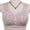 Pink, variant on S LUKKC LUKKC Front Close Shaping Wirefree Bras for Women, Women's Plus Size Post-Surgery Front Closure Brassiere Wireless Comfort Full-Coverage Bralette Everyday Underwear!