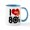 White/Blue Inside, variant on CafePress - I Love The 80'S Mug - 11 oz Ceramic Mug - Novelty Coffee Tea Cup