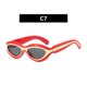 thumbnail image 1 of Xihbxyly Gafas de Sol Ovaladas con Bloques de Color, Diseño Elegante, Materiales de Alta Calidad, Protección Uv, Ajuste Cómodo, Estilo Moderno, para Hombre y Mujer, para Uso Diario., 1 of 7
