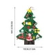 thumbnail image 3 of Rompecabezas de árbol 3D hecho a mano, decoración navideña de tela no tejida, colgante de pared plegable, decoración festiva para el hogar, árbol de Navidad grande, fácil de montar, para, 3 of 7