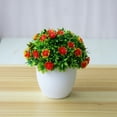 thumbnail image 7 of SPRING PARK Artificial Flower Bonsai Grass Ball Potted Plant Home Room Wedding Decor, 7 of 7