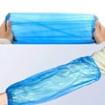 thumbnail image 4 of 100 protectores de mangas de plástico a prueba de polvo para antebrazo con bandas de goma elásticas, para cocina, hogar, oficina, 4 of 8
