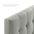 thumbnail image 4 of Tufted Headboard, Queen, Gray, Fabric, Hotel Bedroom, Modern Contemporary, HB38016, 4 of 8