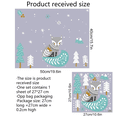 thumbnail image 3 of Christmas fox forest snowflake wall sticker, 3 of 6