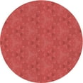 thumbnail image 1 of Ahgly Company Machine Washable Indoor Round Transitional Red Area Rugs, 3' Round, 1 of 7