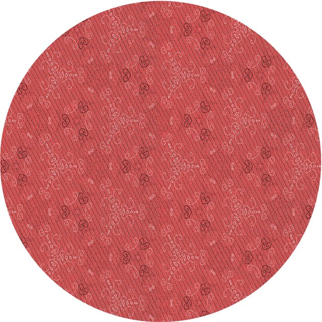 Ahgly Company Tapis d'Intérieur Lavable en Machine Carré Rouge, 3 Pieds Carré