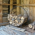 thumbnail image 3 of Achla Designs Minuteman International Medium Log Holder Hoop, 36 Inch Tall, Black, 3 of 5