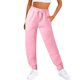 thumbnail image 1 of Gibobby Pantalones deportivos para mujeres Pantalones de entrenamiento informales con bolsillos laterales y cintura elástica para el y el exterior para mujer(Rosa,M), 1 of 5