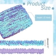 thumbnail image 2 of 25 Yards Elastic Sequin Trim 0.7 inch Flat Glitter Stretch Ribbon Lilac Sequin Ribbon 2 Row Metallic Sequins Trim for Craft Sewing Trimming Dress Headband Embellishments, 2 of 8
