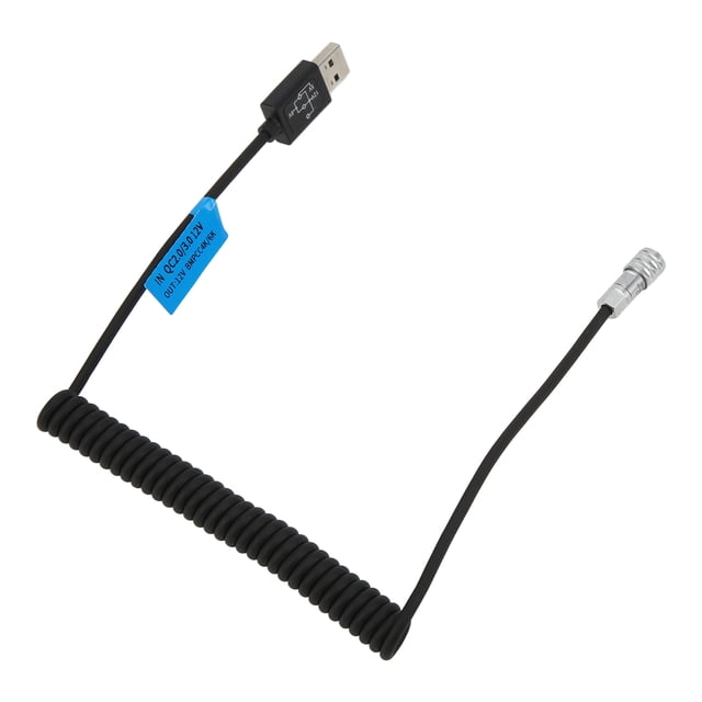 Cergrey Power Cable,USB To 2 Pin Power Cable Camera Power Supply Cable For BMPCC Blackmagic Pocket Cinema Camera 4K/6K Camera,Power Cable For BMPCC 4K 6K Camera