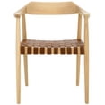 thumbnail image 6 of SAFAVIEH Amycus Accent Chairs, Natural/Light Honey (22 in. W x 20.5 in. D x 28.5 in. H), 6 of 13