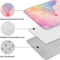 thumbnail image 5 of Pastel Rainbow Clouds Bathroom Rugs Sets 3 Piece,Toilet Cover Set,Absorbent Non Slip Bathroom Mats Sets with U-Shaped Contour Rug Toilet Rug Set, 5 of 5