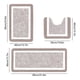 thumbnail image 3 of Alfombras de baño, alfombras para sala de estar, alfombras de área, alfombras de baño, juegos de alfombras de baño, alfombras de baño extra grandes, alfombras de baño con tapete de inodoro en forma de, 3 of 9