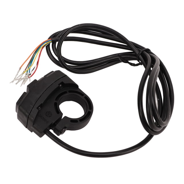 Interruptor de bocina de luz frontal de bicicleta NikouMX Interruptor de manillar de motocicleta 36V 48V