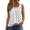 White, variant on Women's Tank Tops Square Neck Pleated Front Camisole Tops for Women Polka Dot Print Loose Womens Summer Tops Casual Vacation L Black