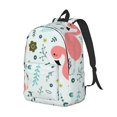 thumbnail image 3 of Sigee Cute Flamingo for Canvas Large Capacity Laptop Backpack for Men and Women, Travel Backpack, 3 of 8