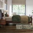 thumbnail image 4 of AFI Valencia Twin XL Low Profile Sleigh Platform Bed with Matching Footboard, Walnut, 4 of 13
