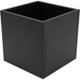 thumbnail image 4 of 24in Cube Planter Box, Large Outdoor Planters, Square Outdoor Planters Metal Planter (Black, 24 x 24 x 24in), 4 of 8